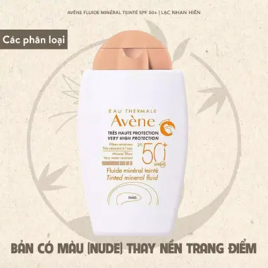 Kem Chống Nắng Avène Thuần Vật Lý Cho Da Nhạy Cảm, Mẹ Bầu Fluide Mineral SPF 50+ Giá Cực Sốc 12