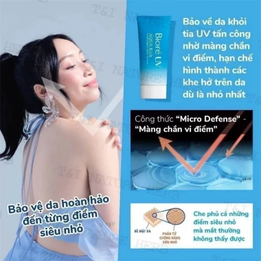 Kem Chống Nắng Biore UV Aqua Rich 70ml - Dưỡng Ẩm, Không Nhờn Rít, Giá Tốt 139k 5