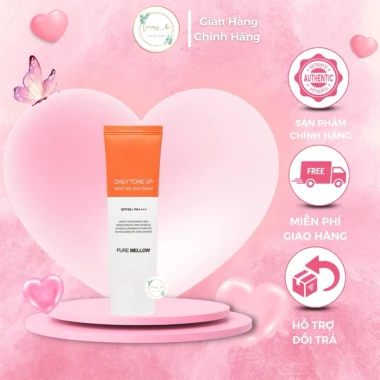 Kem chống nắng Daily Toneup Pure Mellow SPF50+ PA++++ 50g giá chỉ 290k - Bảo Vệ Da Khỏi Tia UV 2 Kem chống nắng Daily Toneup Pure Mellow SPF50+ PA++++ 50g giá chỉ 290k - Bảo Vệ Da Khỏi Tia UV 2