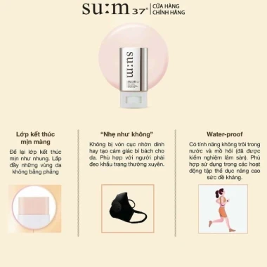 Kem Chống Nắng Dạng Thỏi Sum37 Sun-away Velvet Sun Stick SPF50+ 18g Giảm 75k Còn 289k 7 Kem Chống Nắng Dạng Thỏi Sum37 Sun-away Velvet Sun Stick SPF50+ 18g Giảm 75k Còn 289k 7