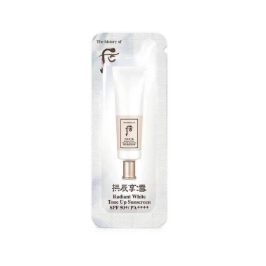 Kem Chống Nắng Dưỡng Trắng Da Whoo Radiant White Tone Up - Giảm 23% còn 30k 3