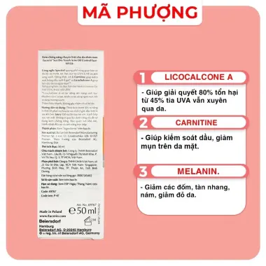 Kem chống nắng Eucerin Oil Control SPF50+ giảm nhờn mụn chỉ 435000đ - Bảo vệ da tối ưu 5 Kem chống nắng Eucerin Oil Control SPF50+ giảm nhờn mụn chỉ 435000đ - Bảo vệ da tối ưu 5