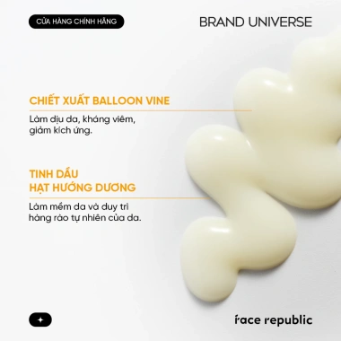 Kem Chống Nắng Gel Face Republic Glow Screen SPF50+ PA++++ 40ml - Sáng Da, Giá chỉ 460.000 3