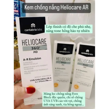 Kem Chống Nắng He.lio.ca.re 360 MD A-R Emulsion SPF50+ 50ml Giảm Giá 549999đ - Bảo Vệ Da Toàn Diện 5 Kem Chống Nắng He.lio.ca.re 360 MD A-R Emulsion SPF50+ 50ml Giảm Giá 549999đ - Bảo Vệ Da Toàn Diện 5