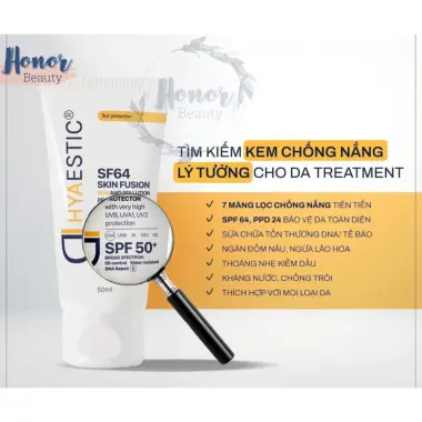 Kem Chống Nắng Hyaestic Skin Fusion SF64 SPF50+ Bảo Vệ Tối Đa Khỏi Ô Nhiễm Chỉ 765k! 6
