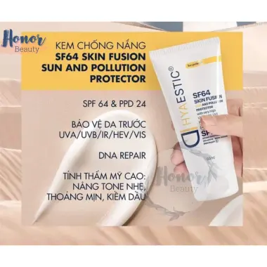 Kem Chống Nắng Hyaestic Skin Fusion SF64 SPF50+ Bảo Vệ Tối Đa Khỏi Ô Nhiễm Chỉ 765k! 9