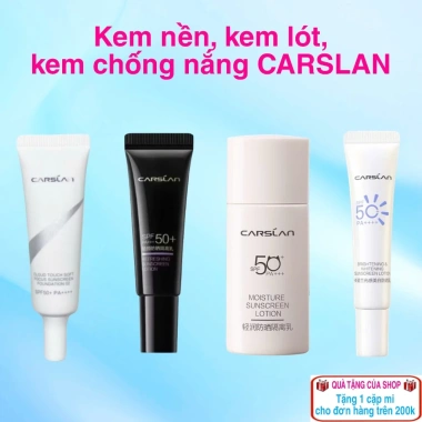 Kem Chống Nắng Mini Carslan Nâng Tone Dưỡng Da Che Phủ Kháng Nước 37k 2 Kem Chống Nắng Mini Carslan Nâng Tone Dưỡng Da Che Phủ Kháng Nước 37k 2