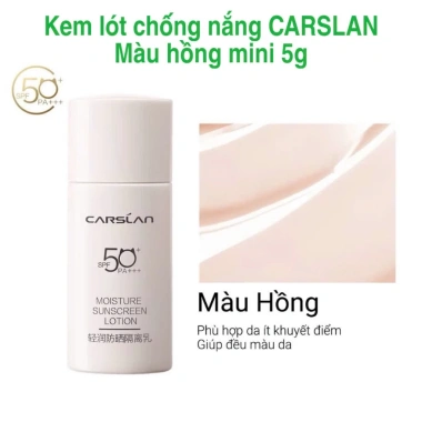 Kem Chống Nắng Mini Carslan Nâng Tone Dưỡng Da Che Phủ Kháng Nước 37k 12 Kem Chống Nắng Mini Carslan Nâng Tone Dưỡng Da Che Phủ Kháng Nước 37k 12