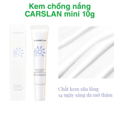 Kem Chống Nắng Mini Carslan Nâng Tone Dưỡng Da Che Phủ Kháng Nước 37k 14 Kem Chống Nắng Mini Carslan Nâng Tone Dưỡng Da Che Phủ Kháng Nước 37k 14