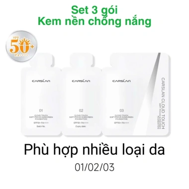 Kem Chống Nắng Mini Carslan Nâng Tone Dưỡng Da Che Phủ Kháng Nước 37k 16 Kem Chống Nắng Mini Carslan Nâng Tone Dưỡng Da Che Phủ Kháng Nước 37k 16