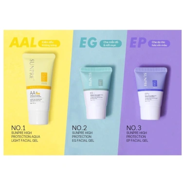 Kem chống nắng Mona Frema Sunpre SPF50+ PA++++ AA/DD Xanh/Tím – Giá 711k (giảm 17%)