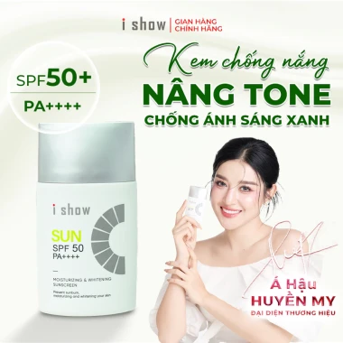 Kem Chống Nắng Nâng Tone Kiềm Dầu I SHOW SPF50 PA++++ 50ml - Dưỡng Da Sáng Mịn Chống Ánh Sáng Xanh