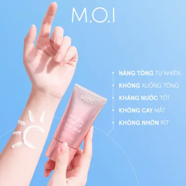 Kem Chống Nắng Nâng Tông M.O.I Natural Tone Up Sun Milk 40ml - Giảm 132.000đ còn 529.000đ 3