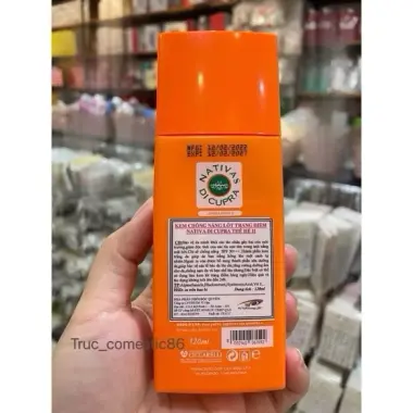 Kem chống nắng Nativas Di Cupra 120ml giảm 57600đ - Bảo vệ da tối ưu chỉ 288000đ 7