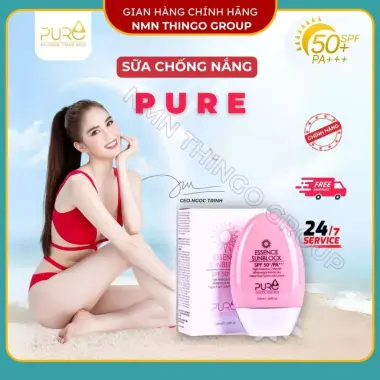 Kem Chống Nắng Pure Essence Sunblock SPF50+ Giá Rẻ Chỉ 429.000Đ - Bảo Vệ Da Mặt 2 Kem Chống Nắng Pure Essence Sunblock SPF50+ Giá Rẻ Chỉ 429.000Đ - Bảo Vệ Da Mặt 2