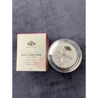 Kem chống nắng QUEEN LOTUS SPF 50++ nâng tone da chống nước giá 549k 3