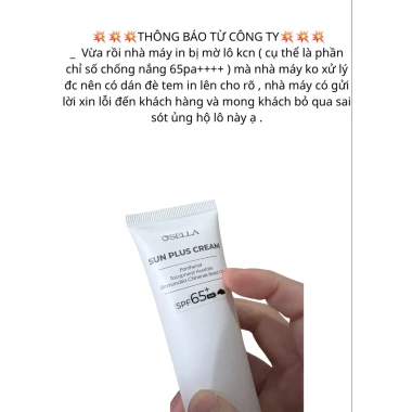 Kem Chống Nắng Sun Plus HT Giá Rẻ - Giảm 159k Còn 590k - Bảo Vệ Da Toàn Diện 3