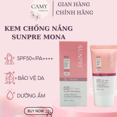 Kem chống nắng SUNPRE Mona Frema Gel DD X‑Treme SPF 50+ PA++++ - Giảm còn 638k