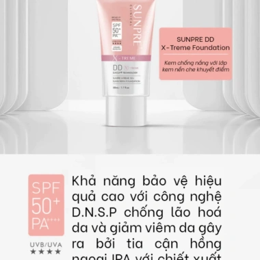 Kem chống nắng SUNPRE Mona Frema Gel DD X‑Treme SPF 50+ PA++++ - Giảm còn 638k