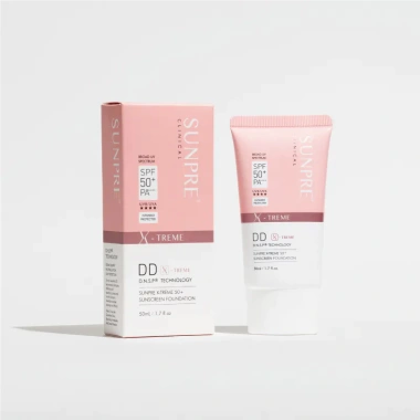 Kem Chống Nắng và Nền Mona Frema SUNPRE DD Xtreme 50ml màu hồng SPF50+ dưỡng da, giảm còn 1.128.600 VND 2