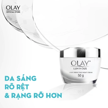 Kem Dưỡng Ẩm Olay Luminous Ban Đêm 50g - Sáng Da Trọn Đêm, Giá ưu đãi 206.000đ 4