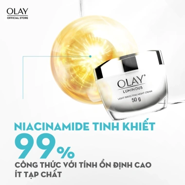 Kem Dưỡng Ẩm Olay Luminous Ban Đêm 50g - Sáng Da Trọn Đêm, Giá ưu đãi 206.000đ 6