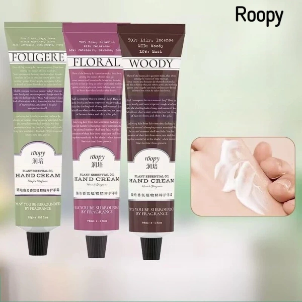 Hình ảnh sản phẩm Kem dưỡng da tay Roopy Roopy giàu tinh chất thực vật Kem dưỡng da tay dành cho nữ Kem dưỡng ẩm và lâu trôi mùa đông chống nứt nẻ Thích hợp cho kem
