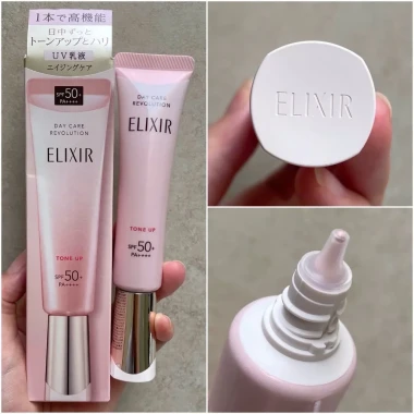 Kem dưỡng ngày và chống nắng Elixir 9