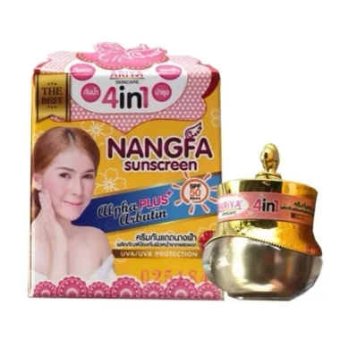 Kem Dưỡng Trắng Da Chống Nắng Che Khuyết Điểm Nangfa 4in1 SPF 50 Thái Lan 3 Kem Dưỡng Trắng Da Chống Nắng Che Khuyết Điểm Nangfa 4in1 SPF 50 Thái Lan 3