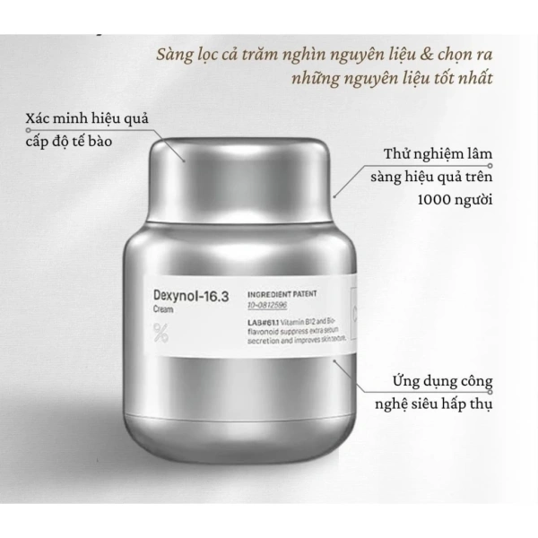 Hình ảnh sản phẩm Kem dưỡng vạn năng Dexynol 16.3 60ml Dưỡng ẩm, làm trắng, căng bóng chỉ 619.996đ
