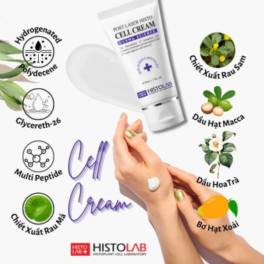 Kem phục hồi da HISTOLAB Histo Cell Cream 12ml - Đều màu, chống lão hóa 300k