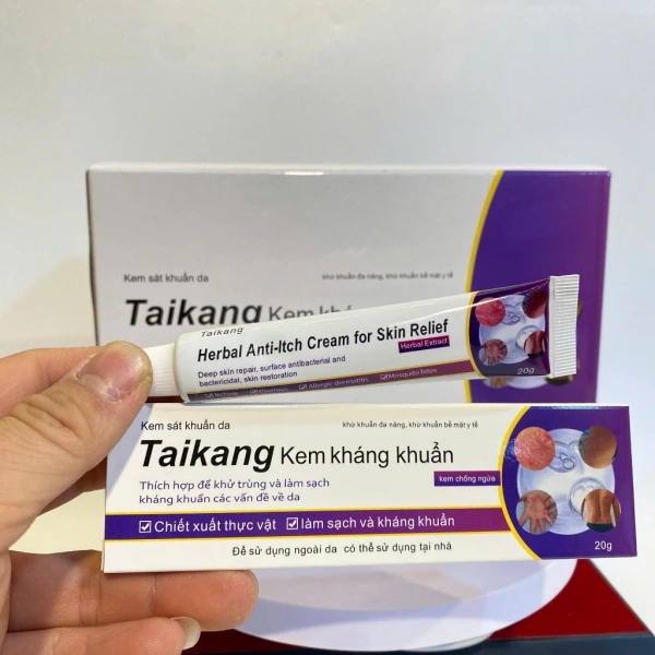 Hình ảnh sản phẩm Kem Taikang 30k - Giảm ngứa, chữa hắc lào, ghẻ nước, nấm da đầu, vảy nến, viêm da, muỗi đốt