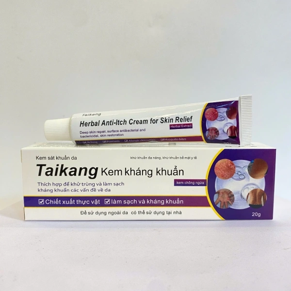 Hình ảnh sản phẩm Kem Taikang 30k - Giảm ngứa, chữa hắc lào, ghẻ nước, nấm da đầu, vảy nến, viêm da, muỗi đốt