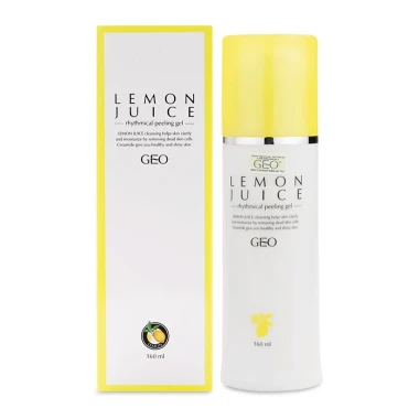 Kem tẩy da chết Geo Lamy tinh chất Chanh Lemon juice 160ml - Da sáng mịn, giá ưu đãi 209.000
