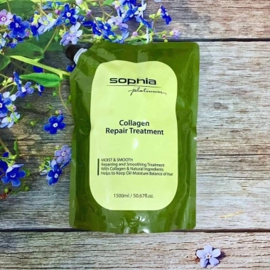 Kem ủ hấp tóc ? Túi hấp Collagen Sophia Hàn Quốc giúp tóc thơm, bóng, mềm mượt, phục hồi hư tổn 1.000ml và 1.500ml 4