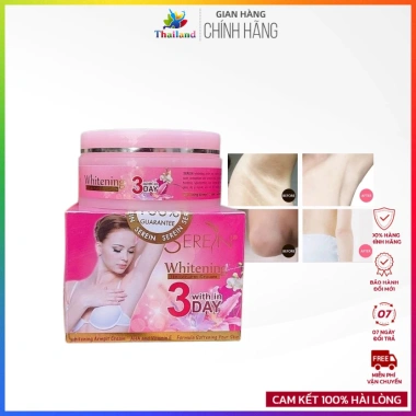 Kem xóa thâm nách vĩnh viễn Seren 3 Day Thái Lan - Giá 87.500₫, hiệu 3 ngày 2 Kem xóa thâm nách vĩnh viễn Seren 3 Day Thái Lan - Giá 87.500₫, hiệu 3 ngày 2
