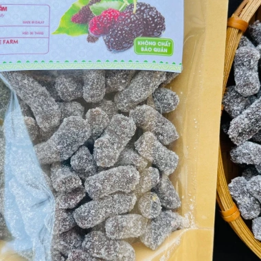 Kẹo dâu tằm Mangline Farm Đà Lạt 250g, đồ ăn vặt thơm ngon mềm dẻo đặc sản Đà Lạt