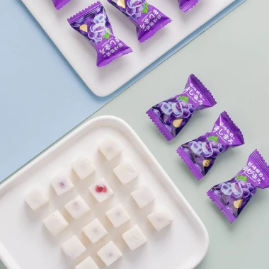Kẹo dẻo sữa chua 100g vị soài đào trắng dâu tây nho mềm ngon ít ngọt giá 24.750 6