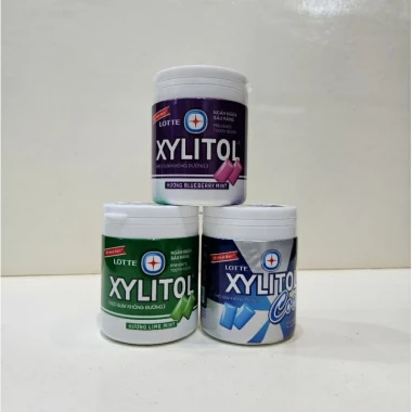 Kẹo Gum Lotte Xylitol Không Đường 130.5g - Hương Chanh, Việt Quất, Bạc Hà Thơm Mát Giảm 12k 3