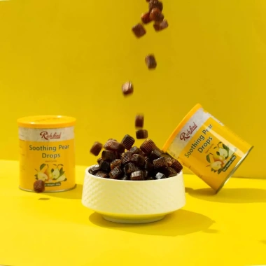 Kẹo Lê Ngậm Ho Thảo Dược RichFoods 200g – Giảm Ho, Thơm Miệng, Đau Họng, Giá 90k