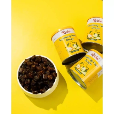Kẹo Lê Ngậm Ho Thảo Dược RichFoods 200g – Giảm Ho, Thơm Miệng, Đau Họng, Giá 90k