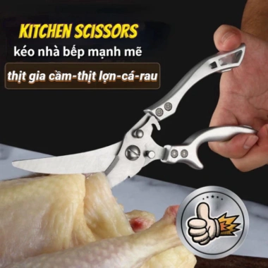 Kéo Thép Không Gỉ Đa Năng Cho Nhà Bếp – Cắt Thịt Xương Nhanh, Giá 129.000 2 Kéo Thép Không Gỉ Đa Năng Cho Nhà Bếp – Cắt Thịt Xương Nhanh, Giá 129.000 2