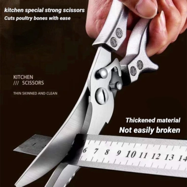 Kéo Thép Không Gỉ Đa Năng Cho Nhà Bếp – Cắt Thịt Xương Nhanh, Giá 129.000