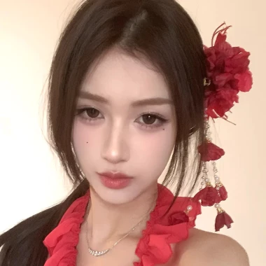 Kẹp tóc Hanfu sườn xám với họa tiết tua rua hoa đỏ - Phụ kiện thời trang giảm giá 3