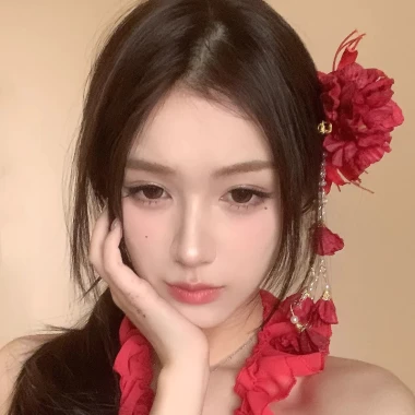 Kẹp tóc Hanfu sườn xám với họa tiết tua rua hoa đỏ - Phụ kiện thời trang giảm giá 4