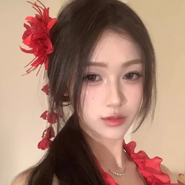 Kẹp tóc Hanfu sườn xám với họa tiết tua rua hoa đỏ - Phụ kiện thời trang giảm giá 5