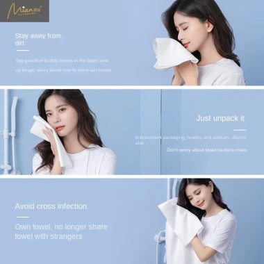 Khăn Choàng Tắm Dùng Một Lần Cỡ Lớn Tiện Dụng Du Lịch Giá Rẻ 25k 3