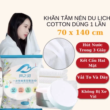 Khăn Nén Khô Du Lịch Dày Dặn 70x140cm - Tiện Lợi Giá Rẻ 15500đ 12 Khăn Nén Khô Du Lịch Dày Dặn 70x140cm - Tiện Lợi Giá Rẻ 15500đ 12