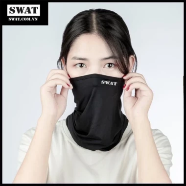 Khăn Phượt Đa Năng SWAT Màu Đen Cực Bền Che Cổ Phản Quang Giá Rẻ 27k 3 Khăn Phượt Đa Năng SWAT Màu Đen Cực Bền Che Cổ Phản Quang Giá Rẻ 27k 3