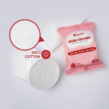 Khăn Tắm Du Lịch Dùng 1 Lần Cotton 100% Siêu Mềm Khô Nhanh Không Kích Ứng Da Giá Rẻ 13k 6